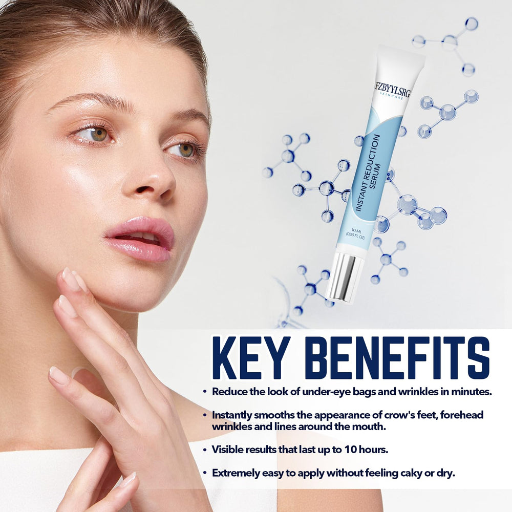 FZBYYLSRG Rapid Reduction Eye Serum reduces fine lines for smoother skin around eyes.