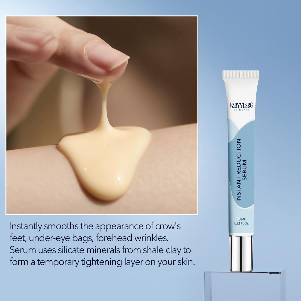 FZBYYLSRG Rapid Reduction Eye Serum absorbs quickly for makeup-ready skin.