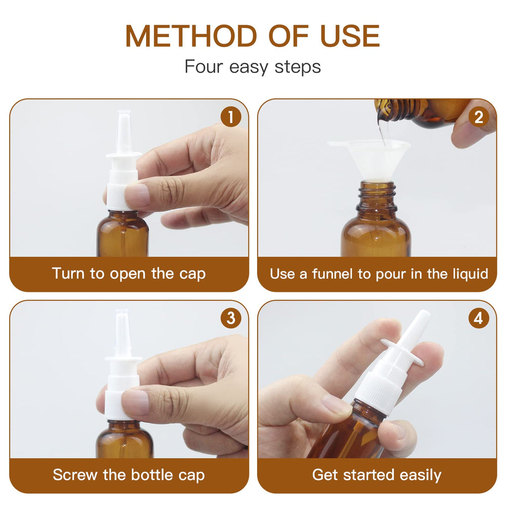 FZENeast amber glass protects contents from UV light during daily use.