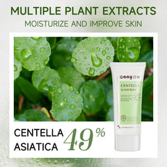 Gaayou Centella Sunscreen pump dispenser enables easy, mess-free application