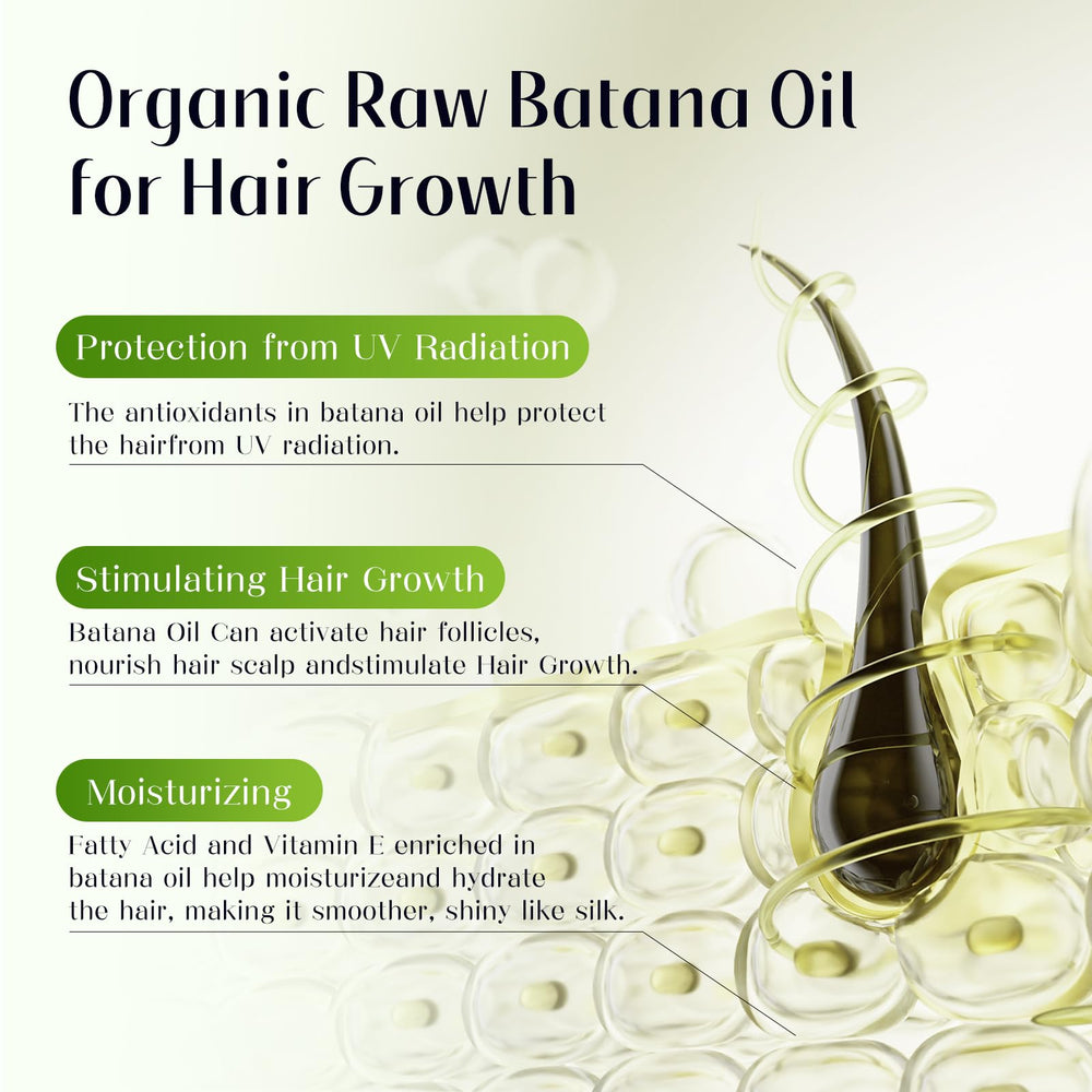 Gaayou Batana Oil after-use shine on hair