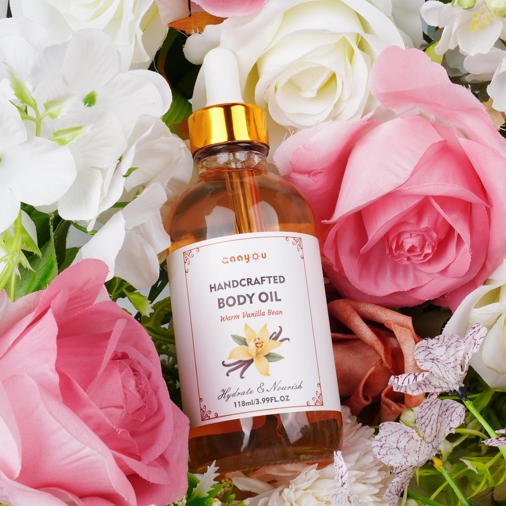 Gaayou Vanilla Bean Oil packaging highlights eco-friendly design and premium feel.
