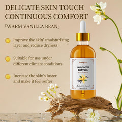 Gaayou Warm Vanilla Bean Oil dropper enables precise daily application.