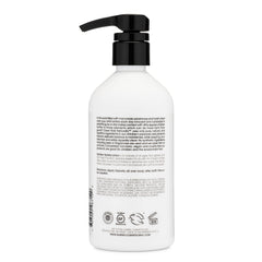 Gabriel Cosmetics Clean Kids Tahitian Vanilla Lotion bottle pour illustrating non-greasy absorption