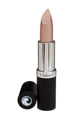 Gabriel Cosmetics Lipstick Aurora Bronze-Neutral Pearl close-up texture reveals creamy finish.