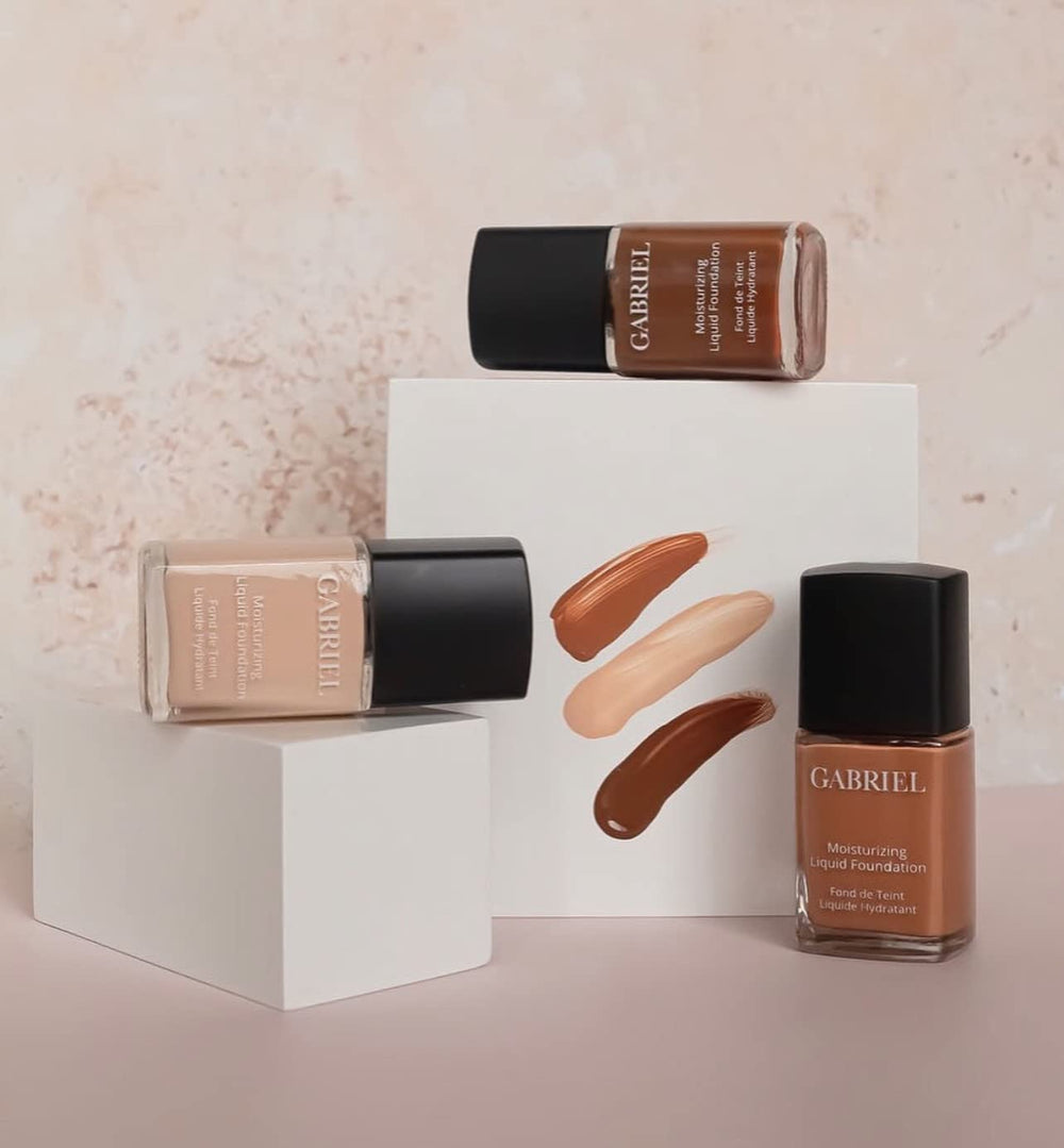 Gabriel Cosmetics application demo shows easy daily concealment and even finish