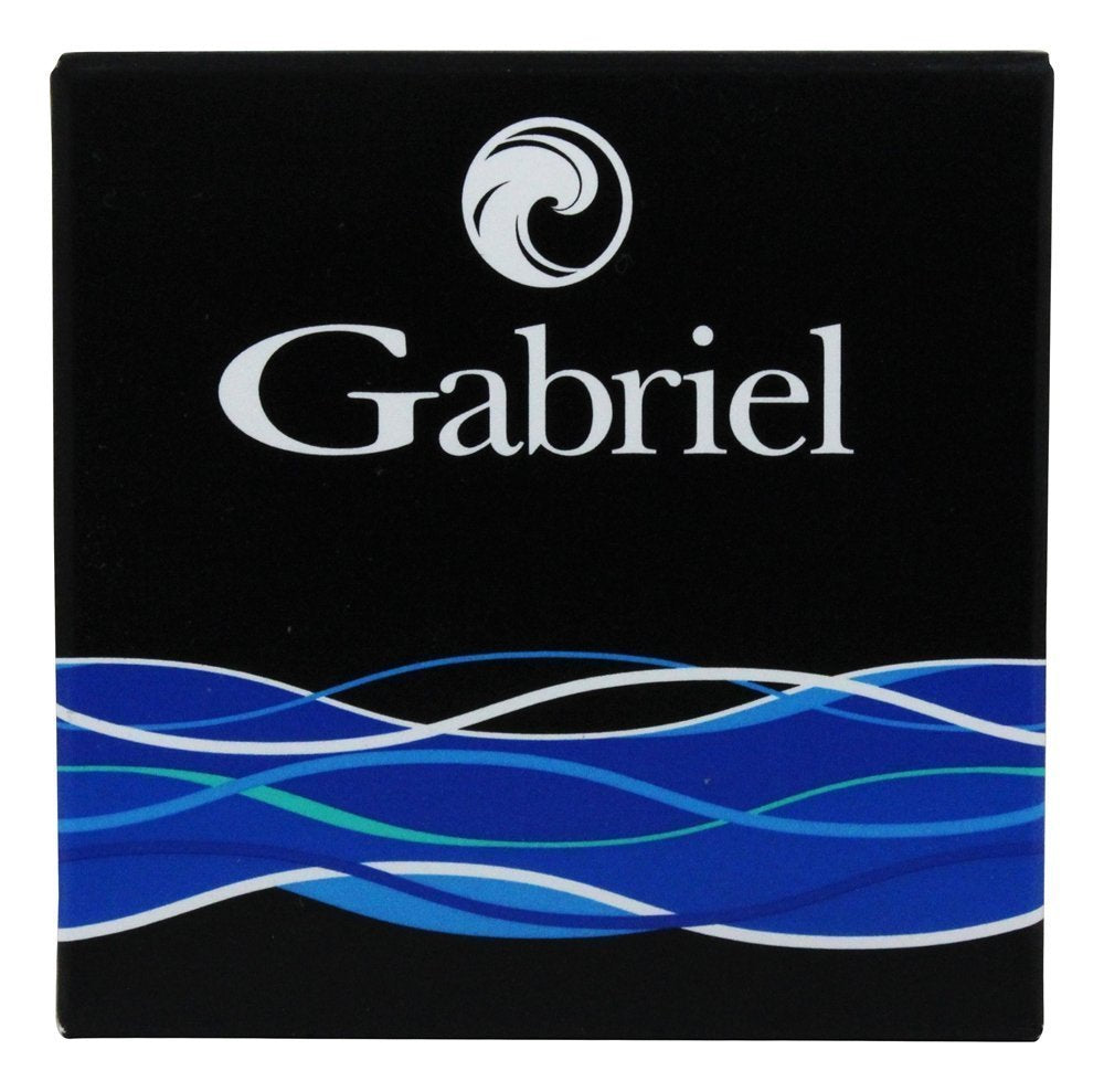 Gabriel Cosmetics pressed mineral powder refill in light beige for oil control.