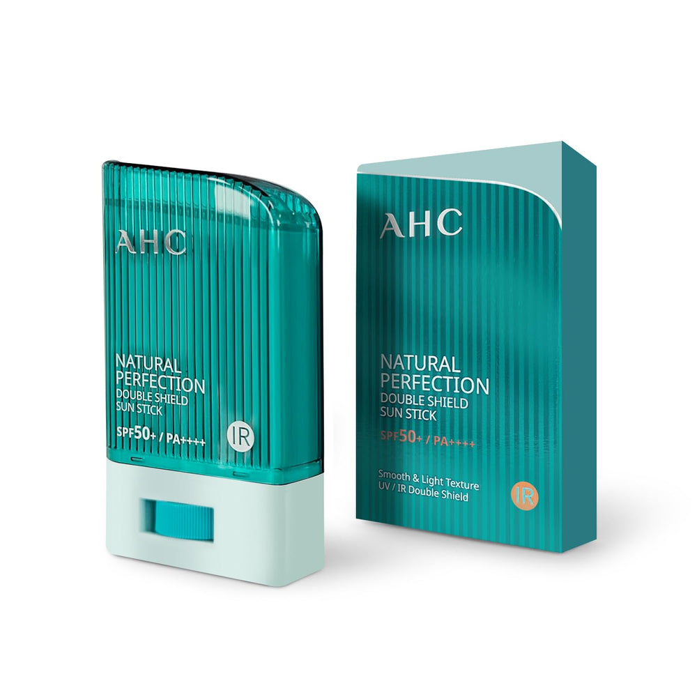 Gadi Place AHC sunstick green natural finish on skin
