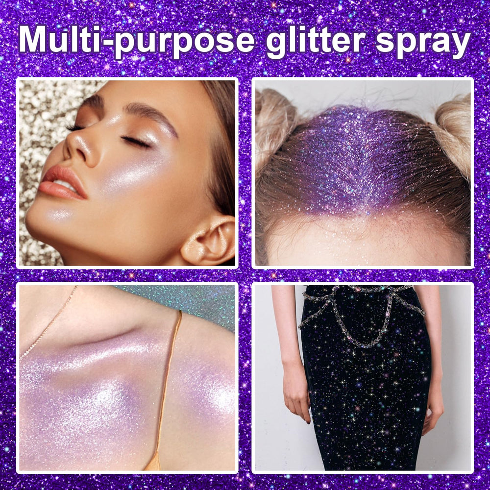 GADMLURY clothes glitter spray enhances outfits with festive sparkle.