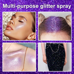 GADMLURY clothes glitter spray enhances outfits with festive sparkle.