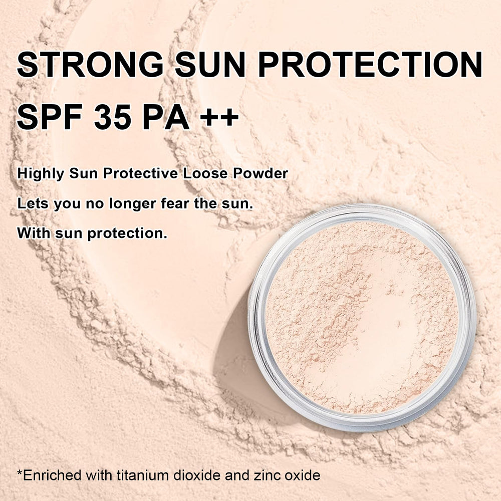 GADMLURY lightweight powder blends smoothly to blur texture and pores.