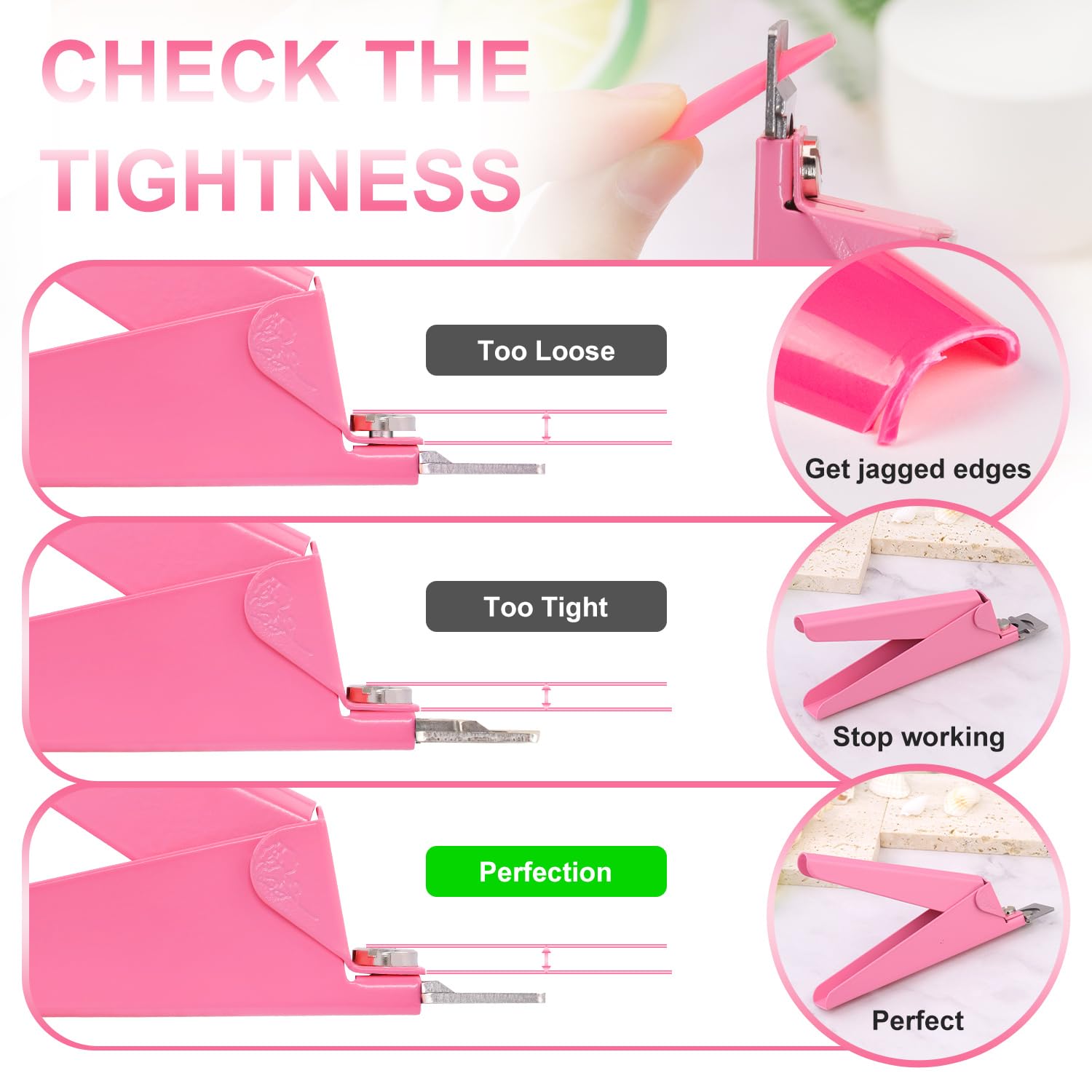 GA&EN adjustable angles 45, 90, 135 enable versatile nail shaping.