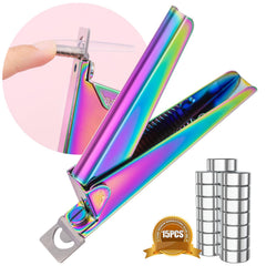 GA&EN Chameleon nail clippers with magnet sizers for precise tip length control.