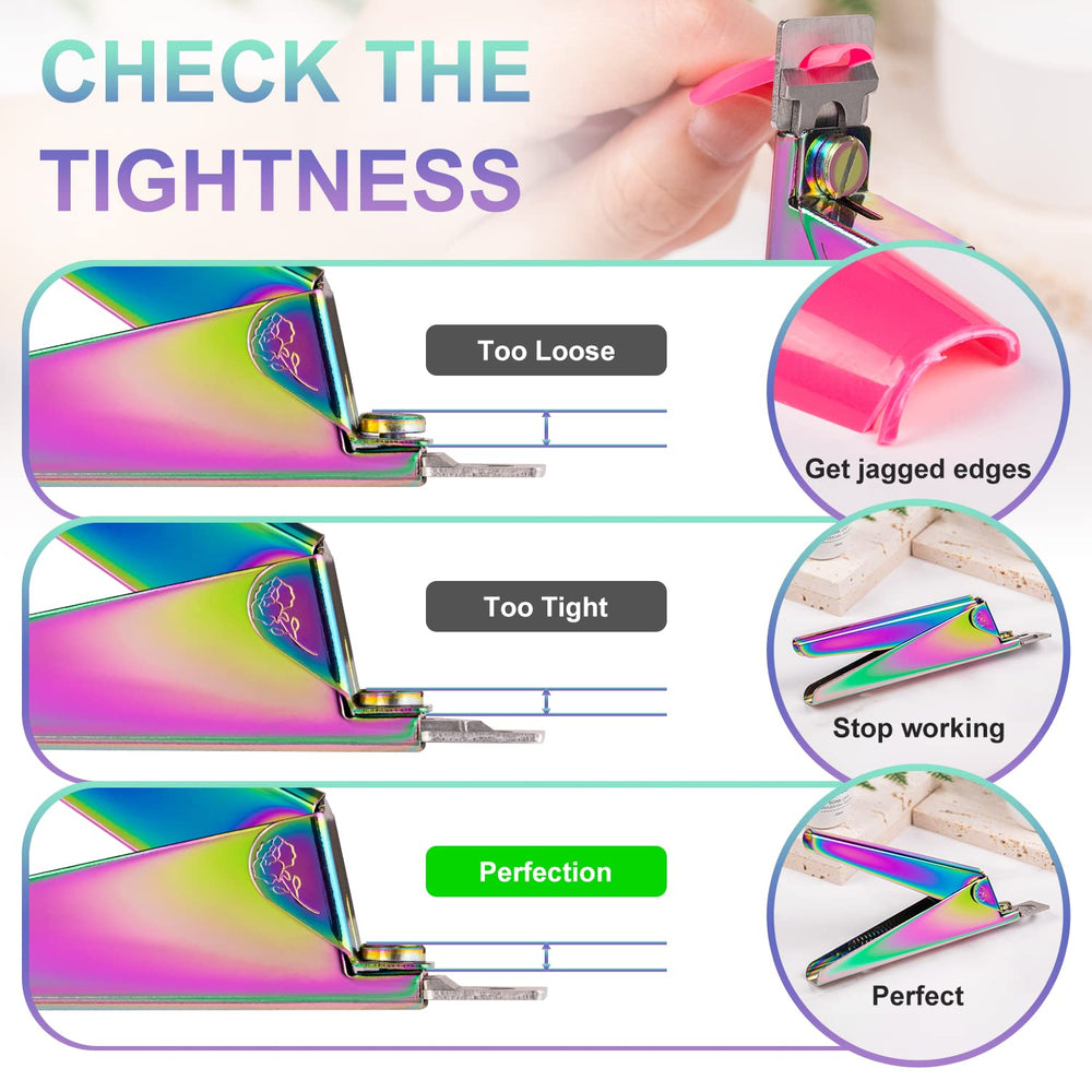 GA&EN Chameleon nail clippers showing 45°–90°–136° guide for nail shapes.