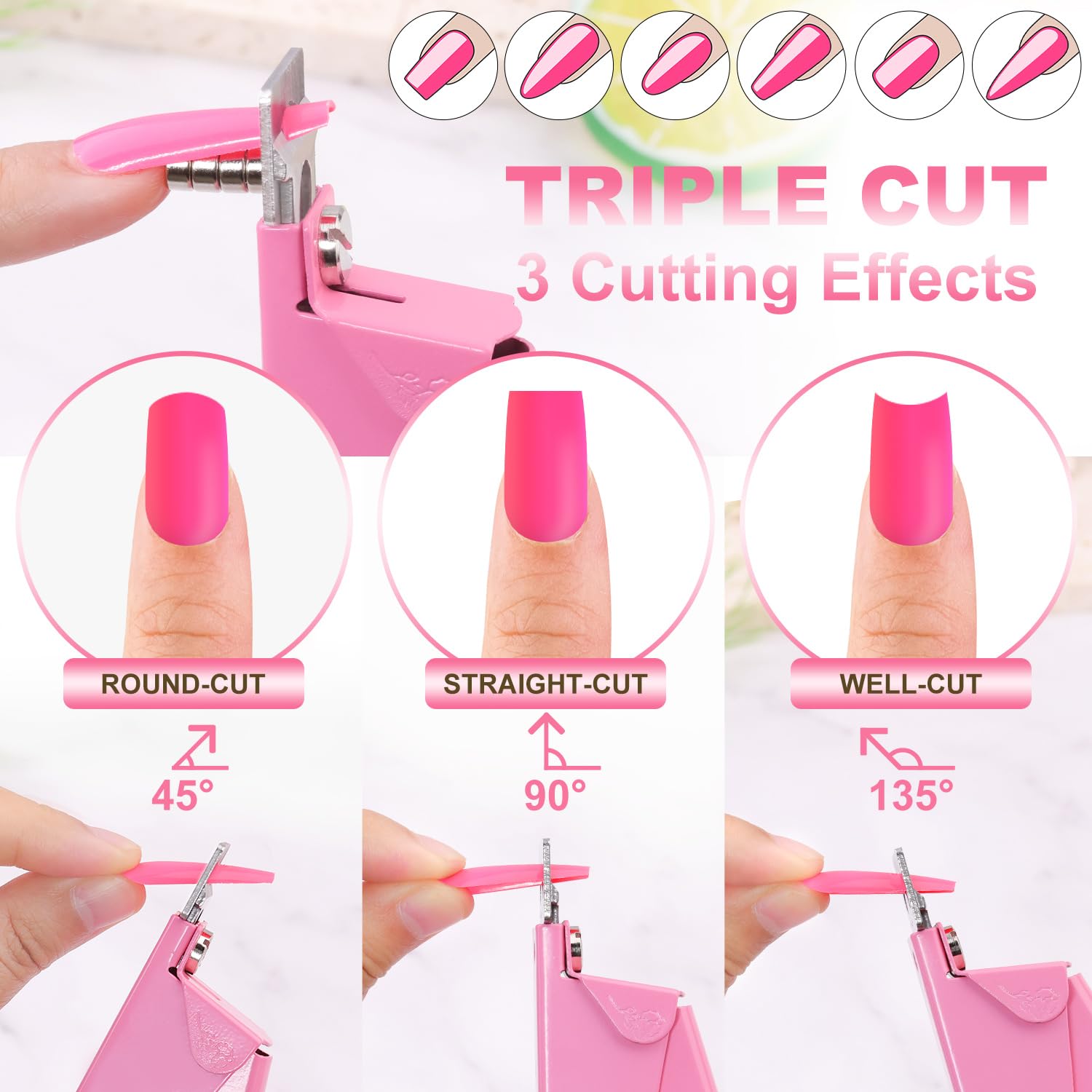 GA&EN clipper with comfortable handle and safe edge for controlled cuts.