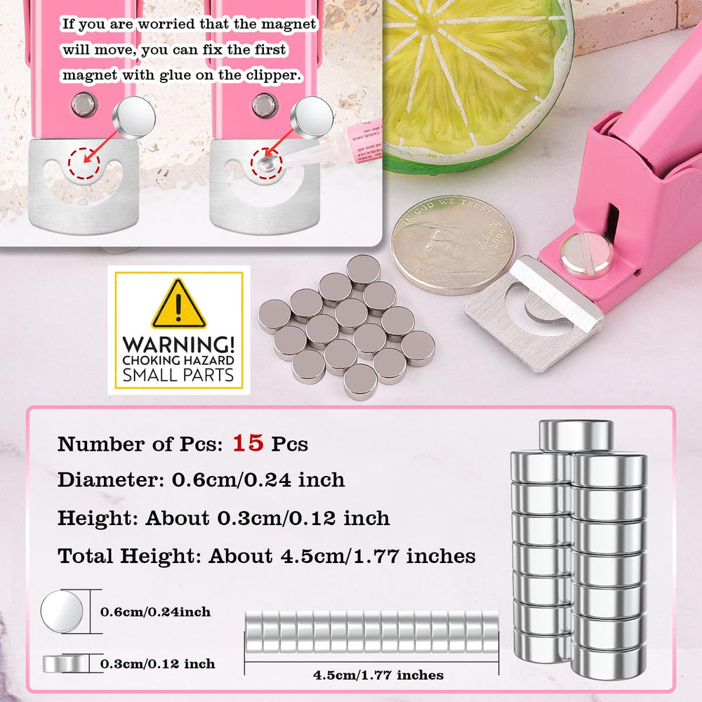 GA&EN magnet sizers shown with easy length adjustment for even tips.