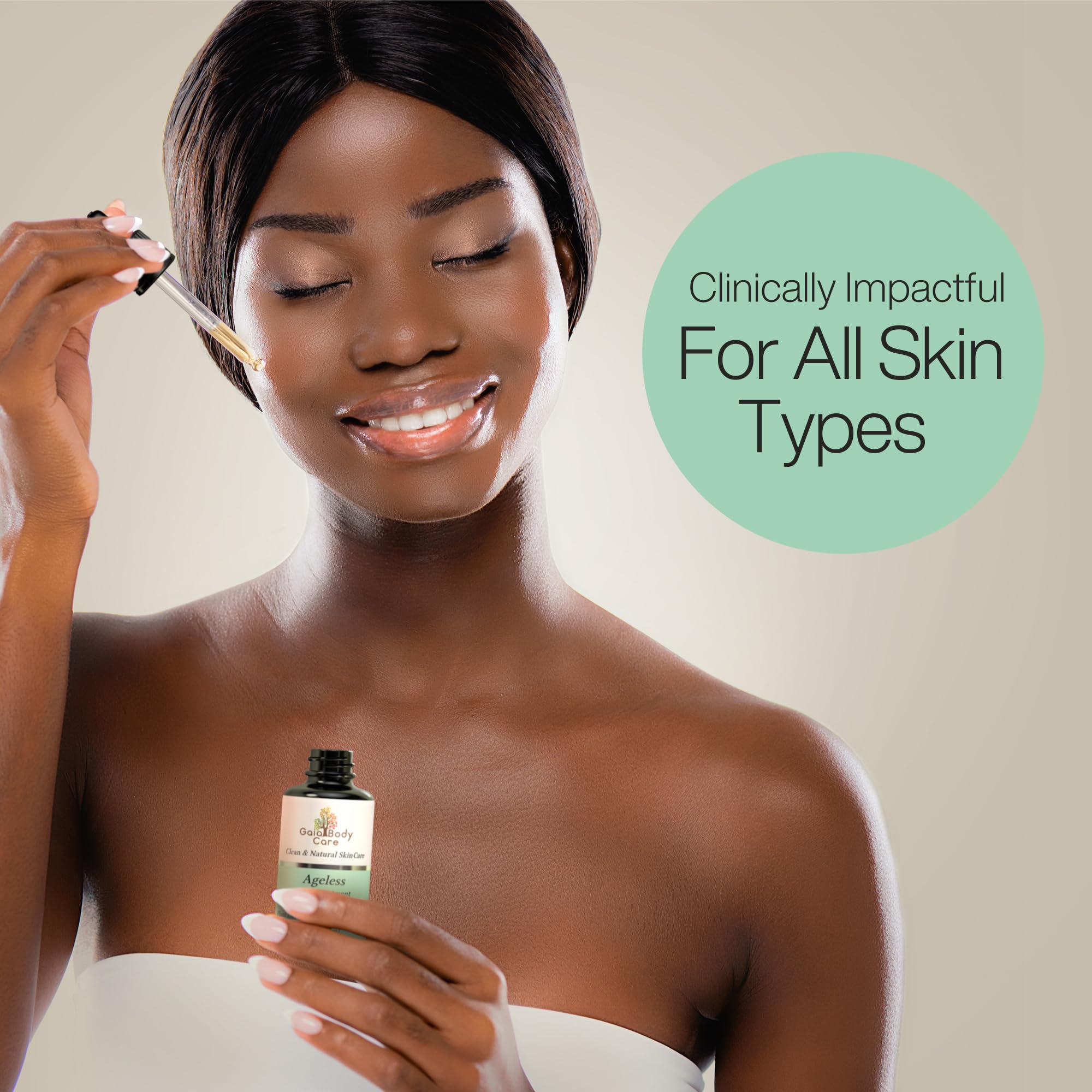 Gaia Body Care texture rich oil swirl reveals luxurious hydration.