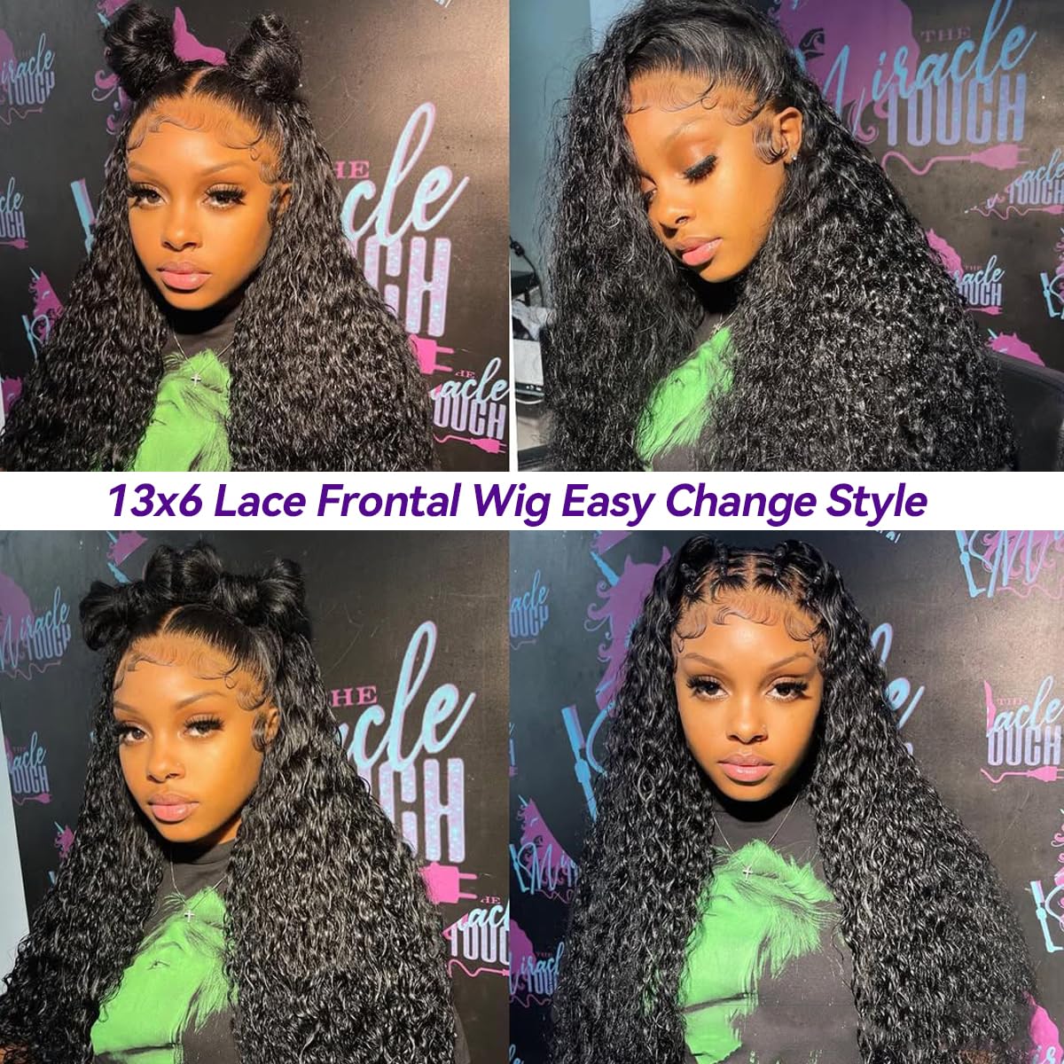 Gaishi 13x6 lace front enables versatile parting options