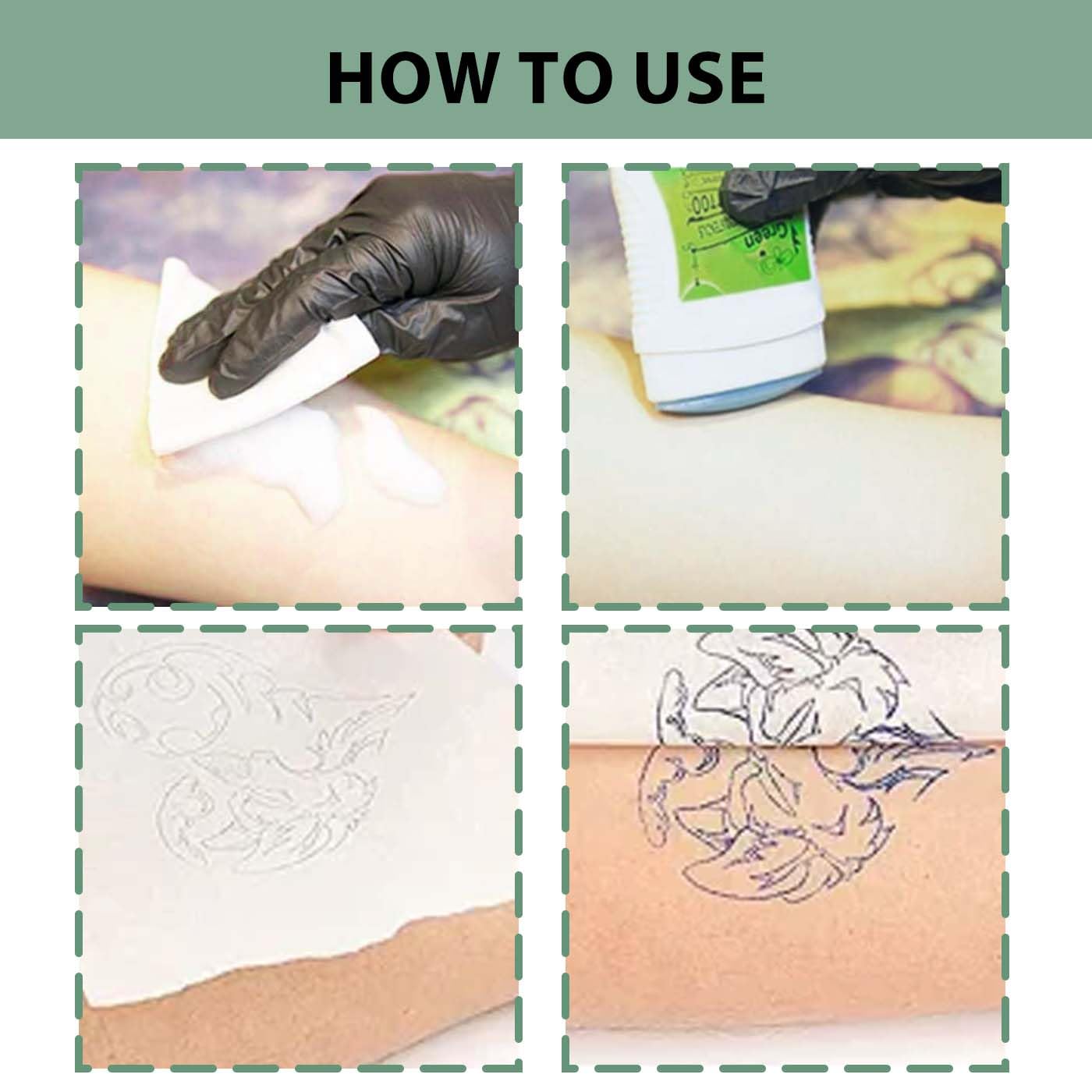 Gakonp tattoo transfer gel long-lasting lines resist smudging during sessions.