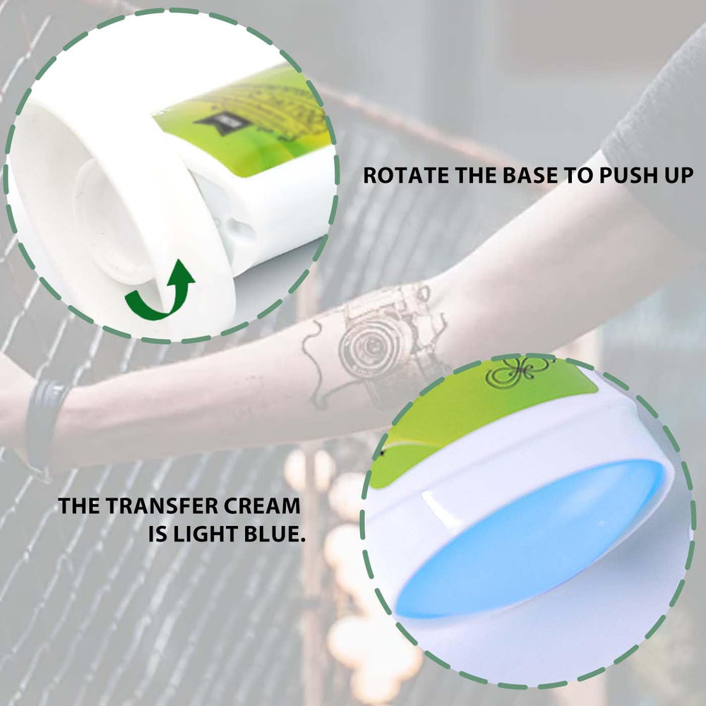 Gakonp tattoo transfer gel skin-friendly with plant extracts supports gentle application.