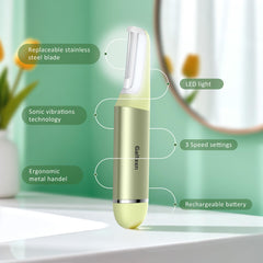 Galtxen 3-speed control offers customized exfoliation.