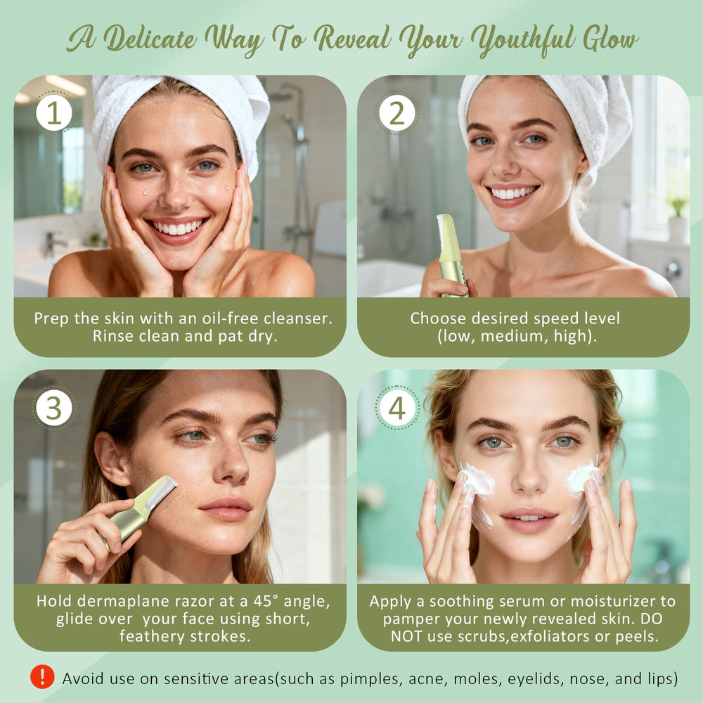 Galtxen refill blades pack supports ongoing gentle sessions.