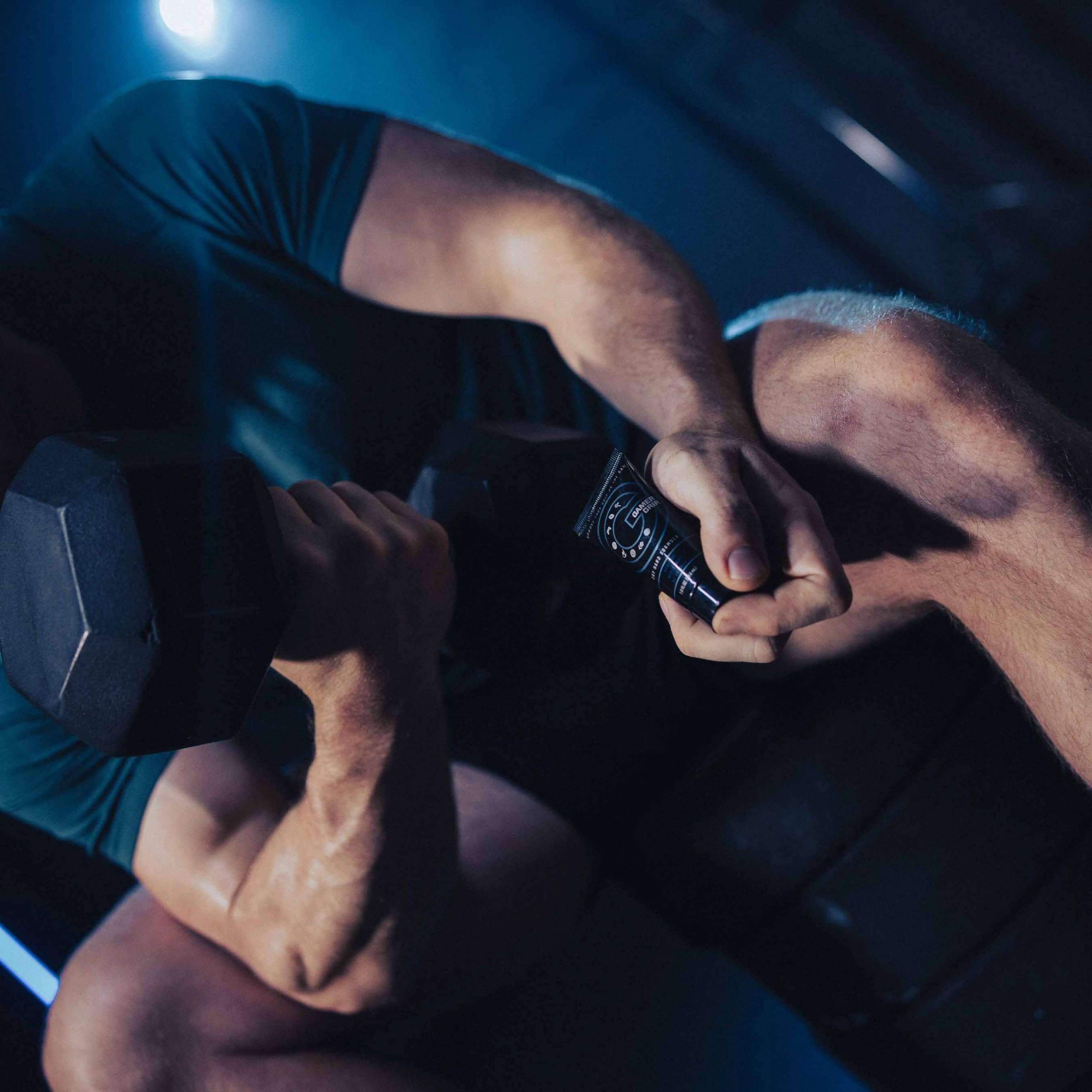 Gamer Grip anti-sweat protection helps stay focused during activities.