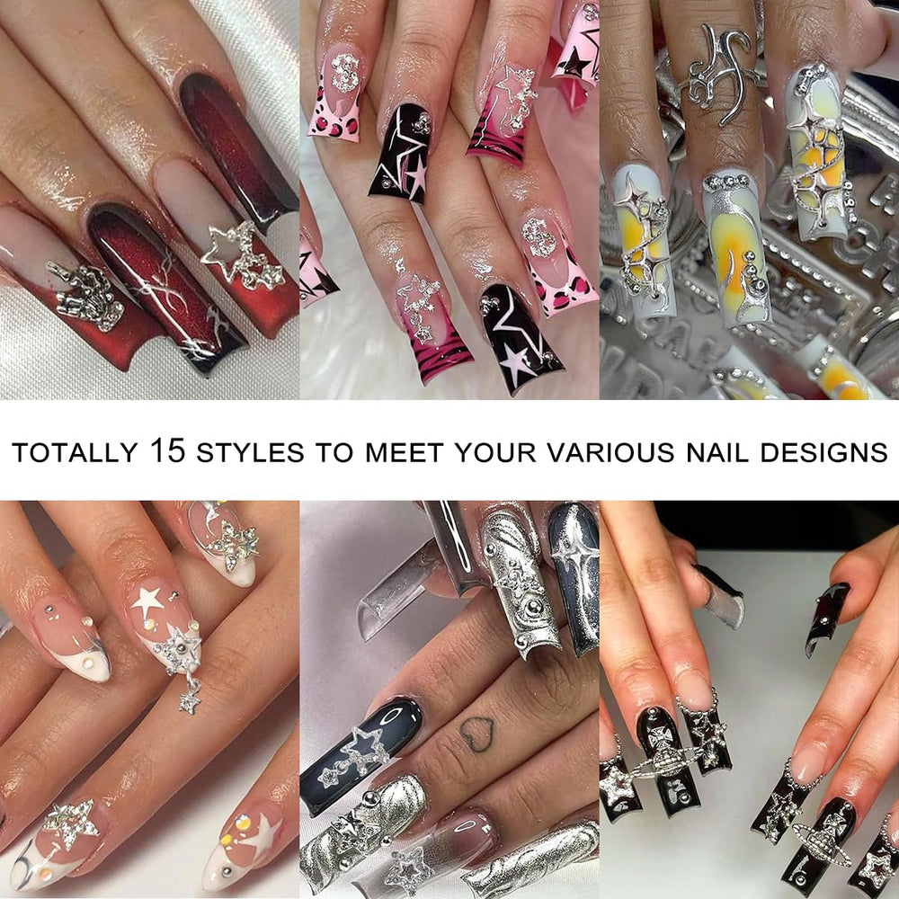 Ganepwns Y2K style nail charms collection for nostalgia