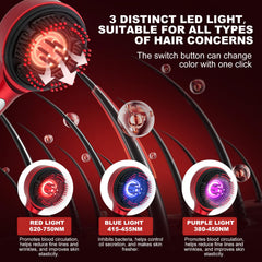 GANOEL IPX7 waterproof scalp massager for shower use.