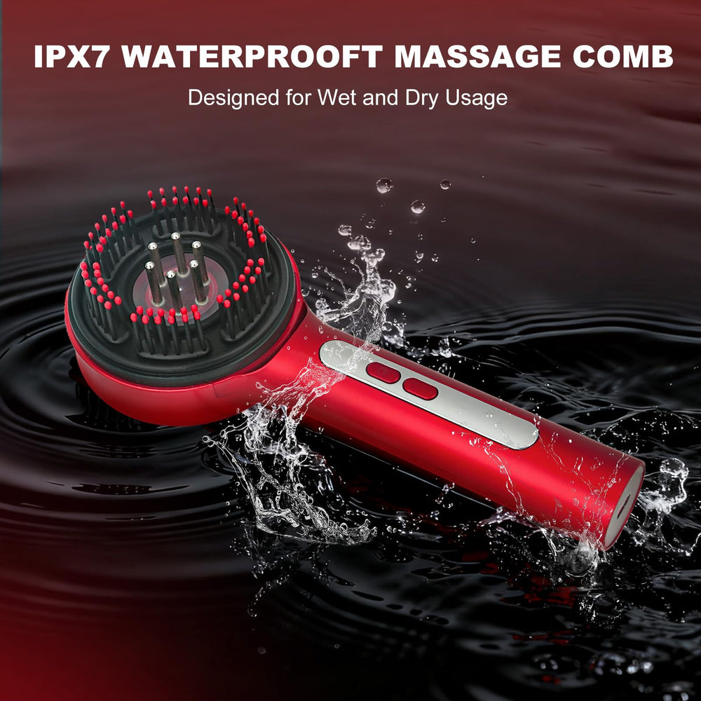 GANOEL travel-ready scalp massager for on-the-go care.
