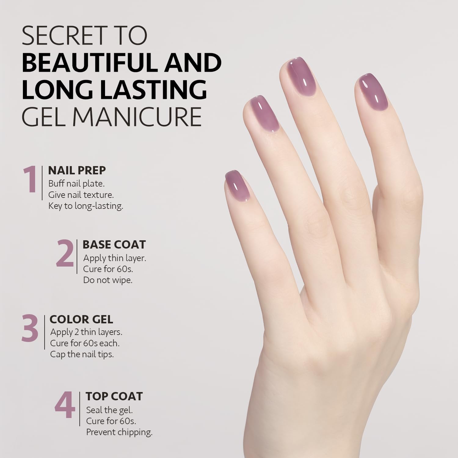 GAOY 16ml bottle packaging for home manicure