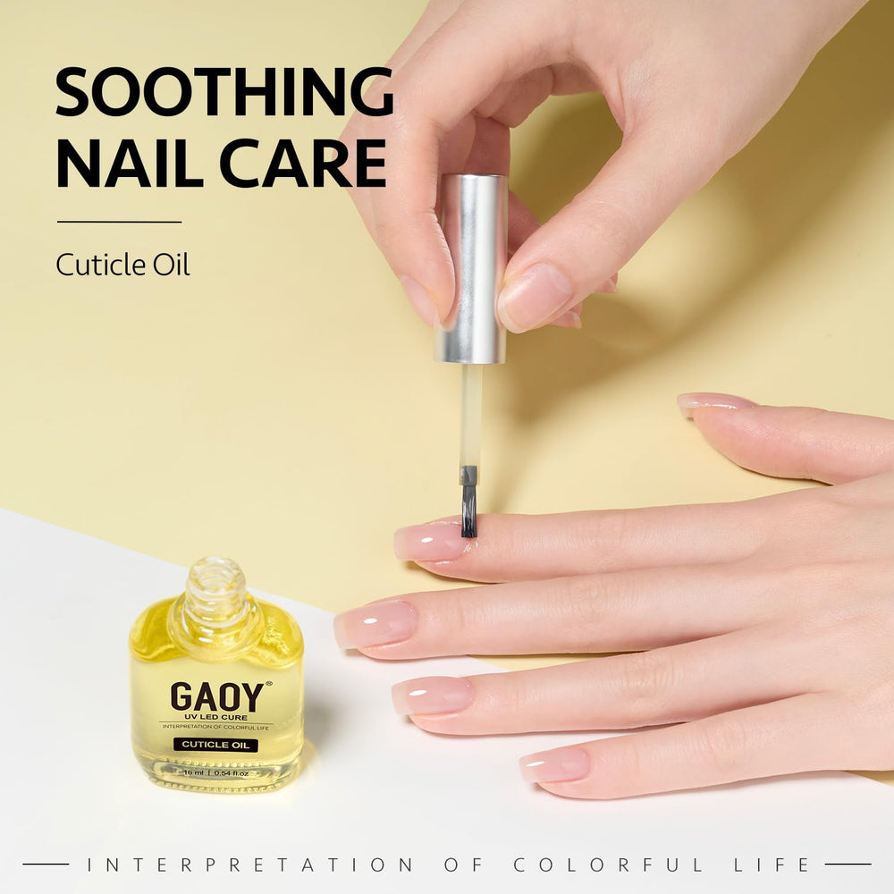 GAOY 16ml bottles with brushed stainless steel design