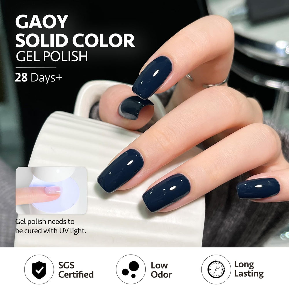 GAOY 16ml gel polish packaging emphasizes generous bottle size.