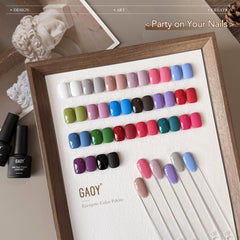 GAOY 20 shades color palette enables seasonal nail art creativity
