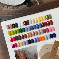 GAOY 32-color all-season palette ideal for various nail art ideas.