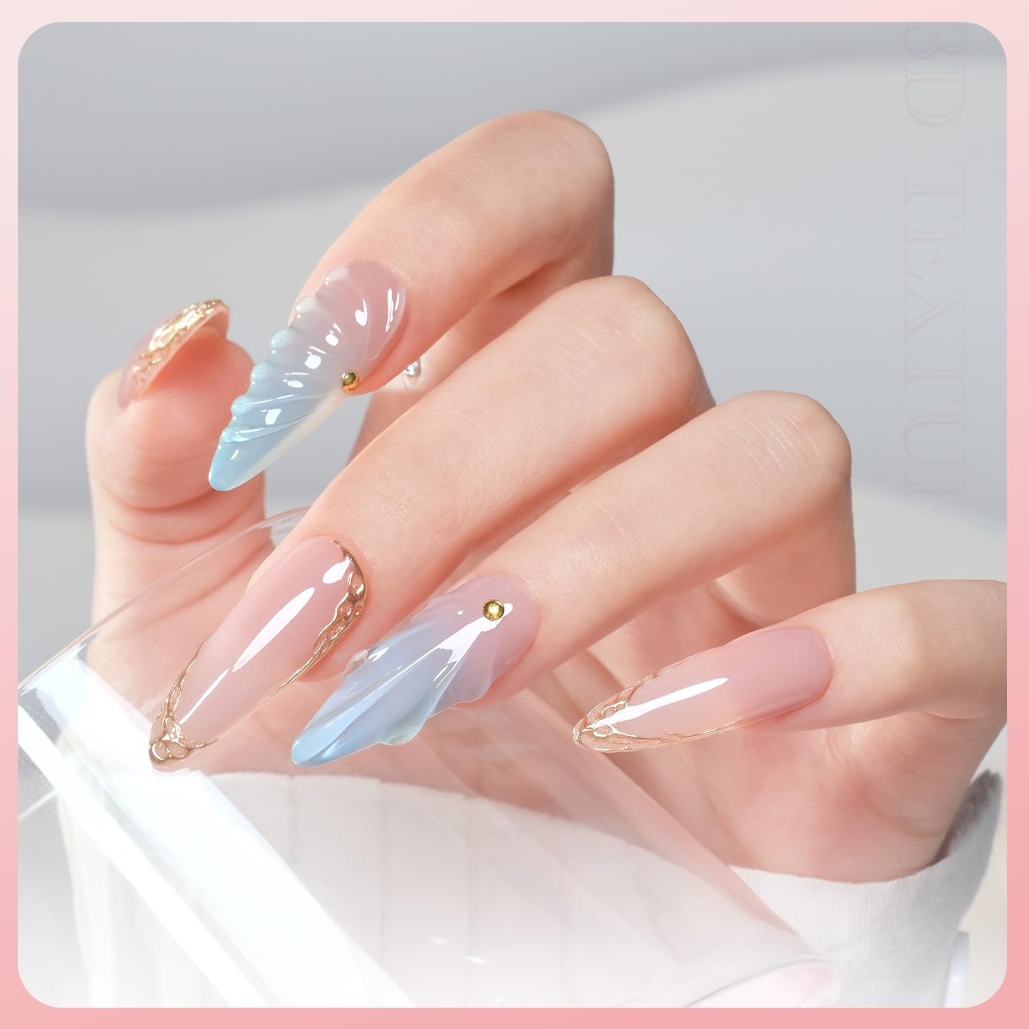 GAOY 3D Nail Gel soft-tube design enables easy artistry at home