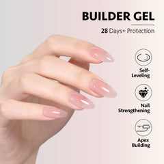 GAOY six-color gel swatches showing creamy, sheer options