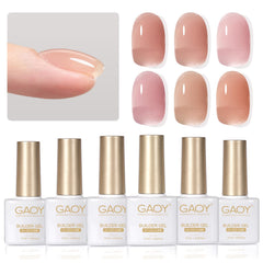 GAOY Rose Jelly builder gel bottle for natural-looking nails