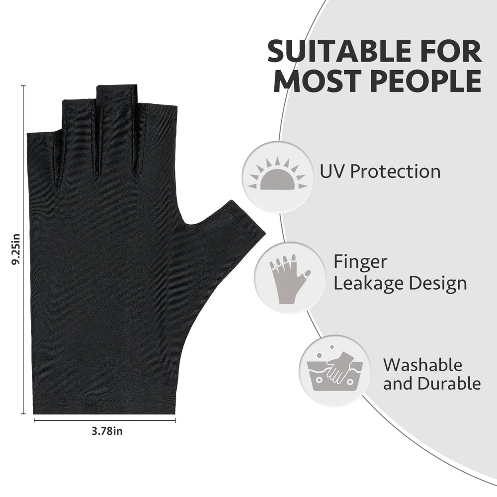 GAOY Anti UV Gloves with fingerless design for easy phone use
