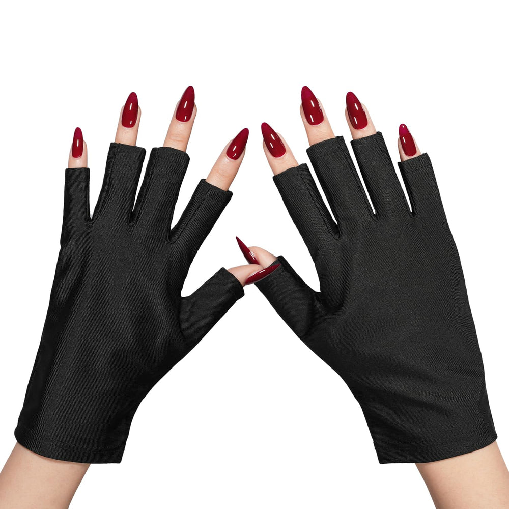 GAOY Anti UV Gloves protect hands during gel nail lamp sessions