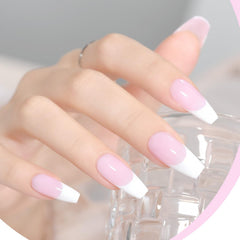 GAOY Baby Pink Gel Nail Polish brush closeup for smooth application.