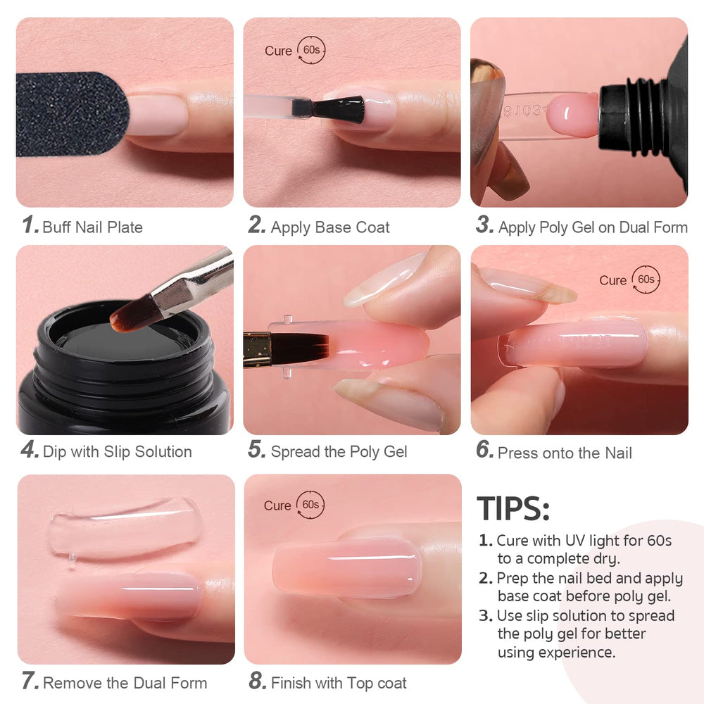 GAOY beginner guide nail art for first-time gel extensions.