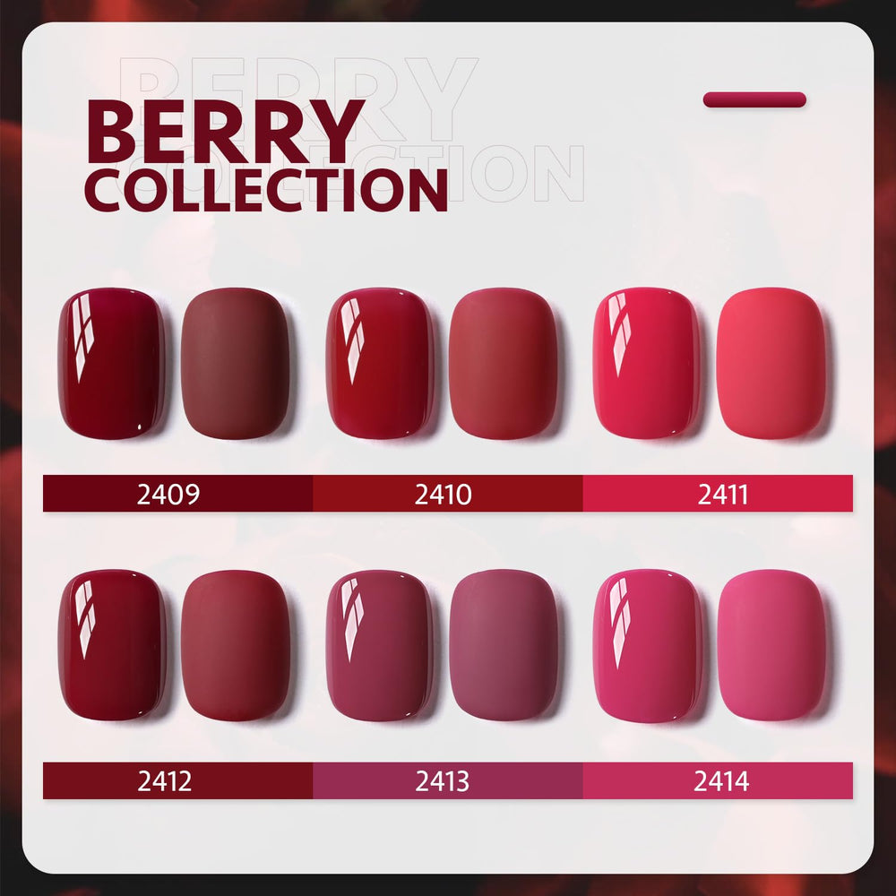 GAOY Berry Collection layering shades for versatile designs
