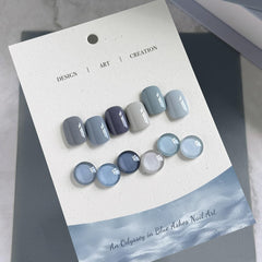 GAOY Blue Ashes gel nail polish color 3 ideal for long-lasting manicure at home or salon