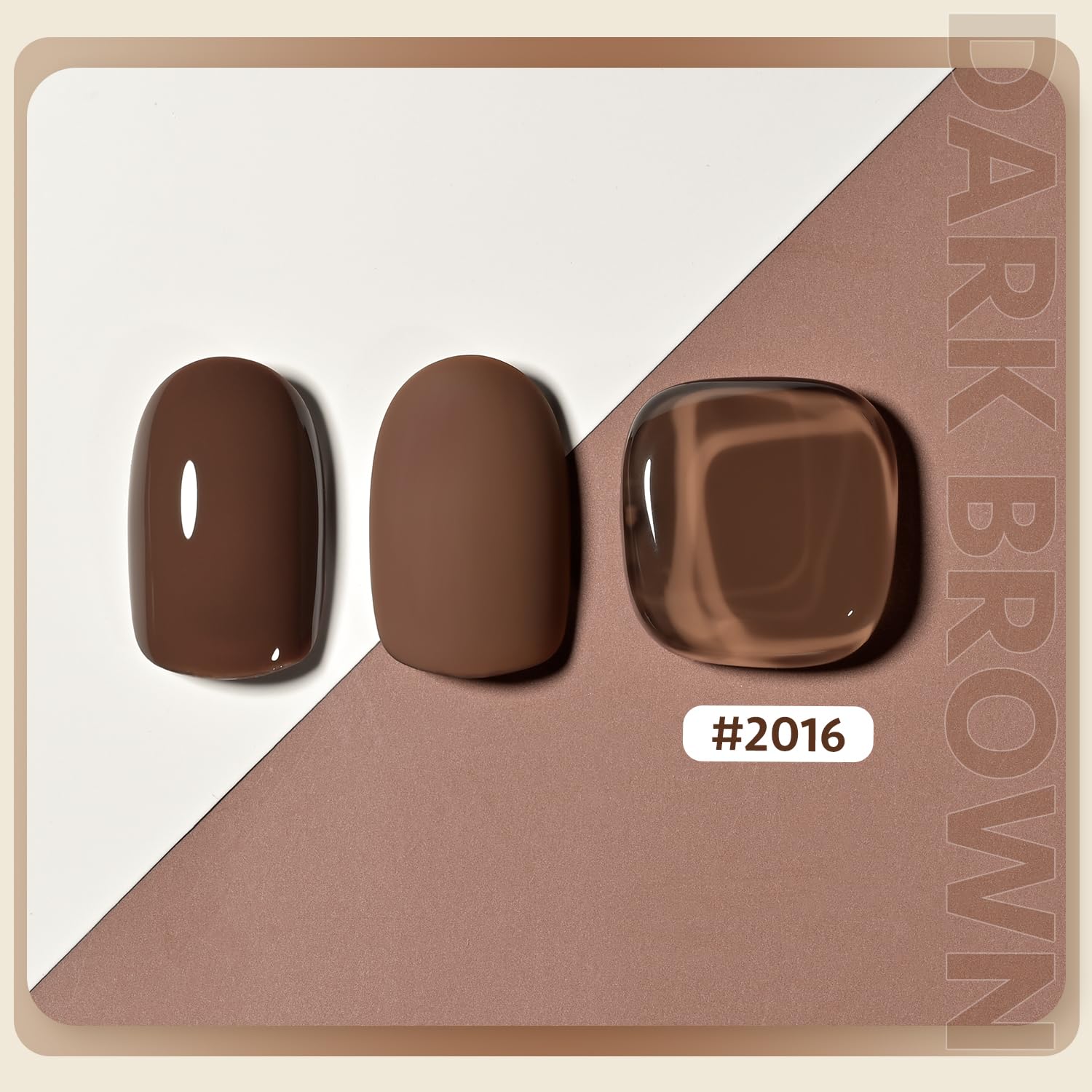 GAOY Brown color swatch showing deep, versatile shade.