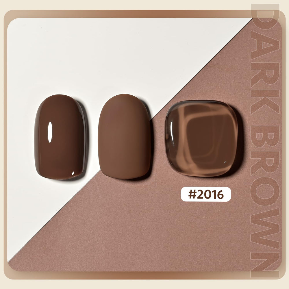 GAOY Brown color swatch showing deep, versatile shade.