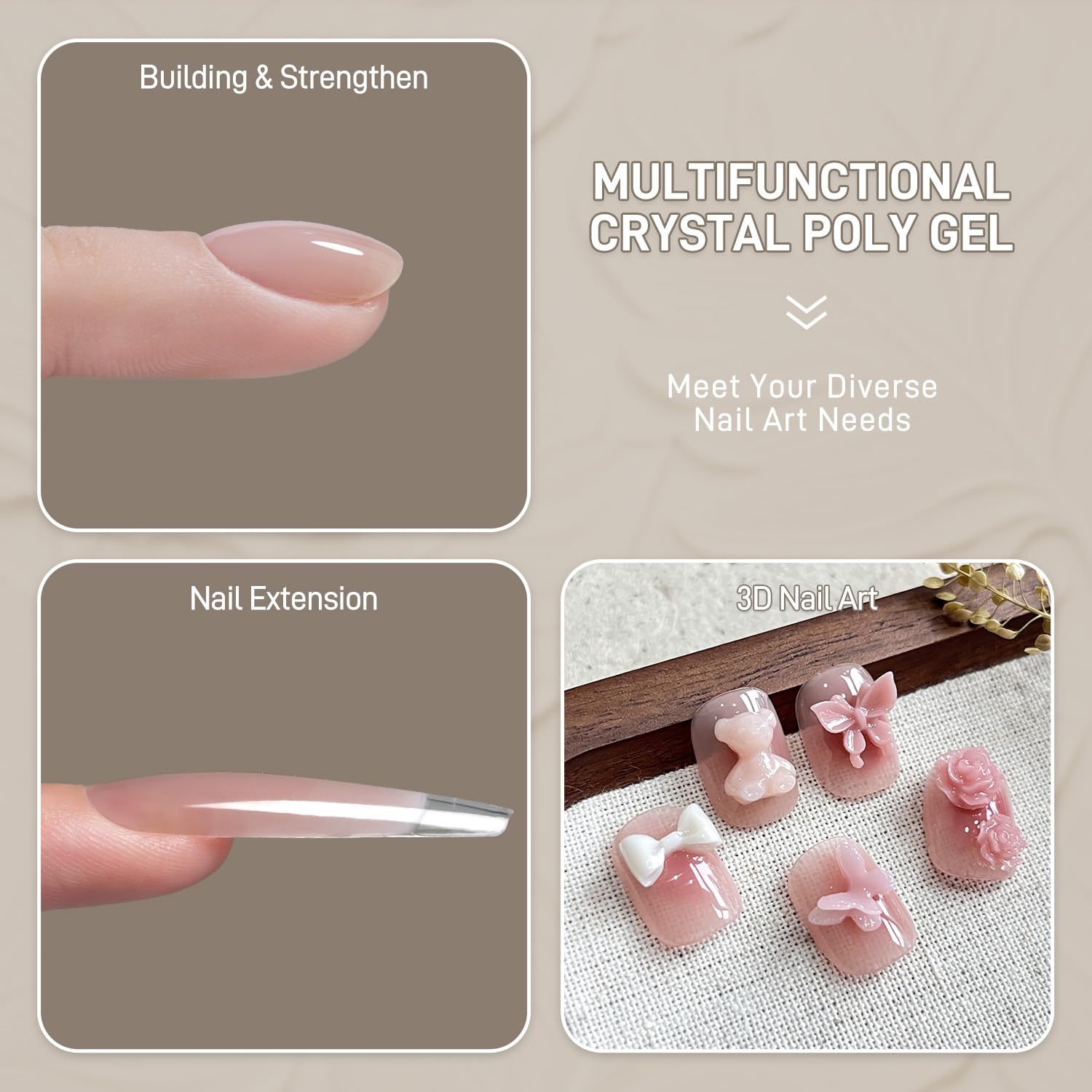 No slip solution not required; precise edges with brush and dual forms.