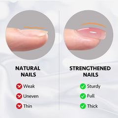 GAOY Builder Gel base coat step ensuring secure adhesion for lasting manicure.