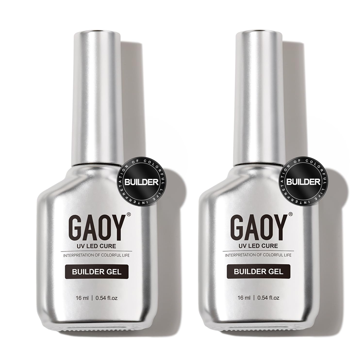 GAOY builder gel bottle, 16ml clear, for durable nails