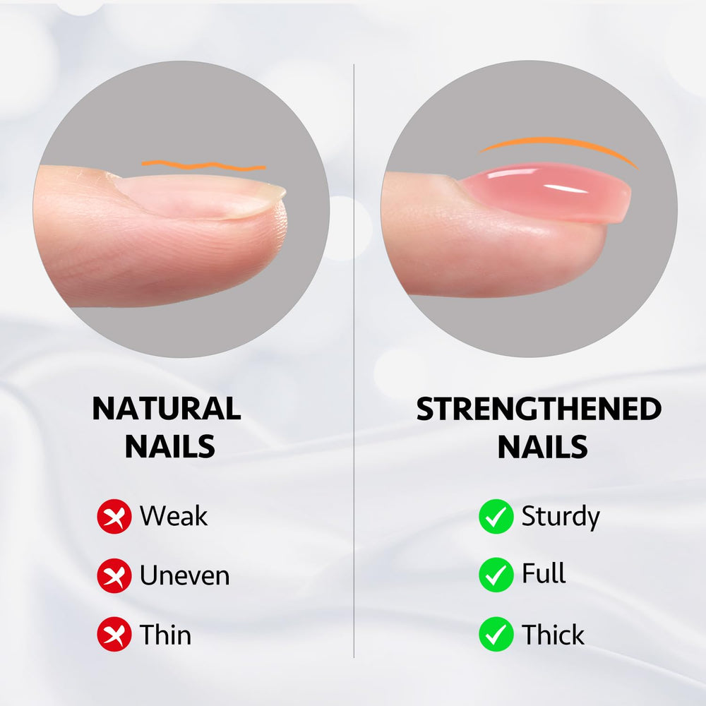 GAOY Builder Gel brush application demonstrating smooth self-leveling for extensions